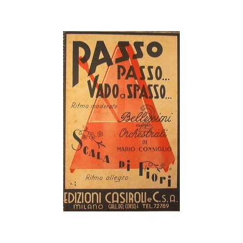 Passo passo vado a spasso ( ritmo moderato ) - …