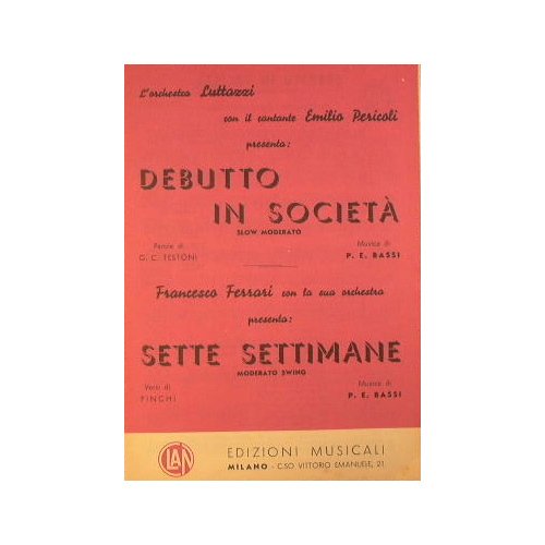 Debutto in Società ( slow moderato ) - Sette Settimane …