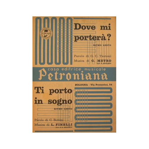 Dove mi porterà? ( ritmo lento ) - Ti porto …