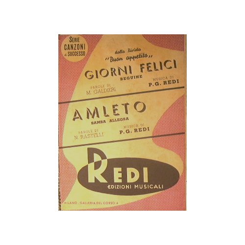 Giorni Felici ( beguine ) - Amleto ( samba allegra …