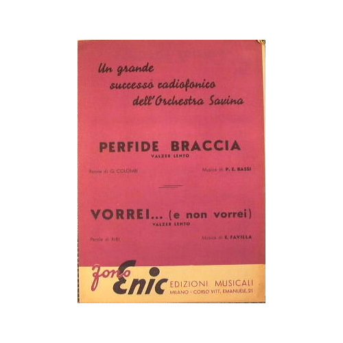 Perfide braccia ( valzer lento ) - Vorrei e non …