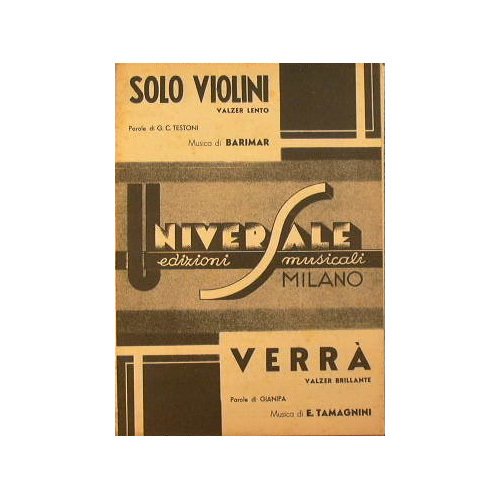 Solo violini ( valzer lento ) - Verrà ( valzer … | Immagine principale