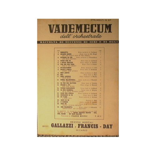 Vedemecum dell'Orchestra