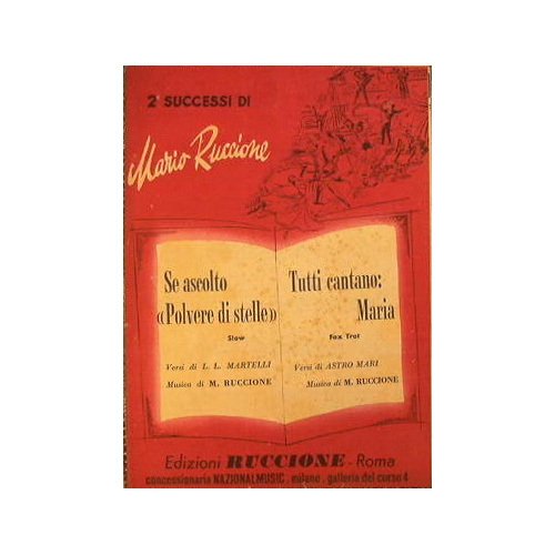 Se ascolto polvere di stelle ( slow ) - Tutti cantano Maria ( fox trot )