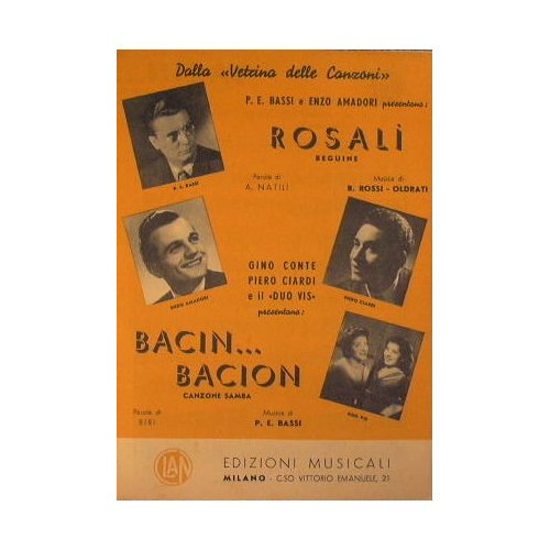 Rosalì ( beguine ) - Bacin Bacion ( canzone samba …
