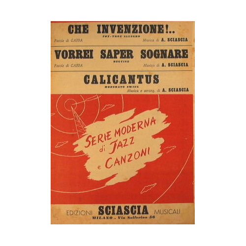 Che invenzione ( fox trot allegro ) - Vorrei saper …