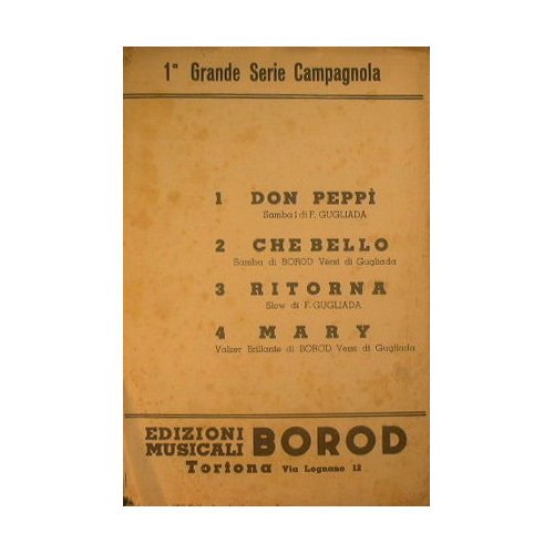 Don peppì ( samba ), Che bello ( borod ), …