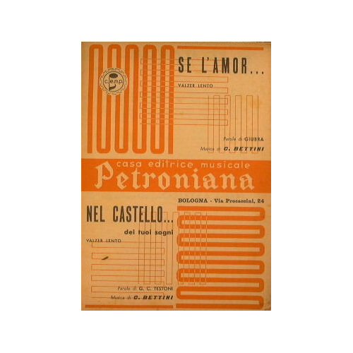 Se l'amor ( valzer lento ) - Nel castello dei …