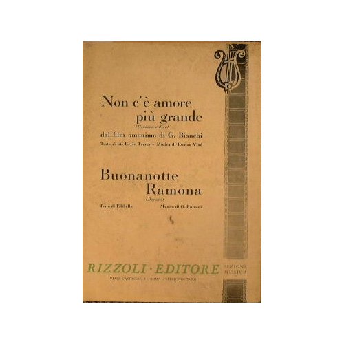 Non c'è amore più grande ( canzone valzer ) - …