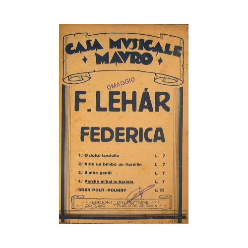 Perché m'hai tu baciato allor? ( moderato )