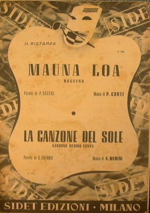 Mauna loa ( beguine ) - La canzone del sole …