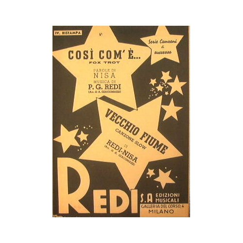 Così com'è ( fox trot ) - Vecchio fiume ( …