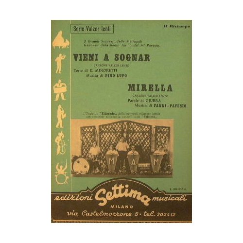 Vieni a sognar ( canzone valzer lento ) - Mirella …