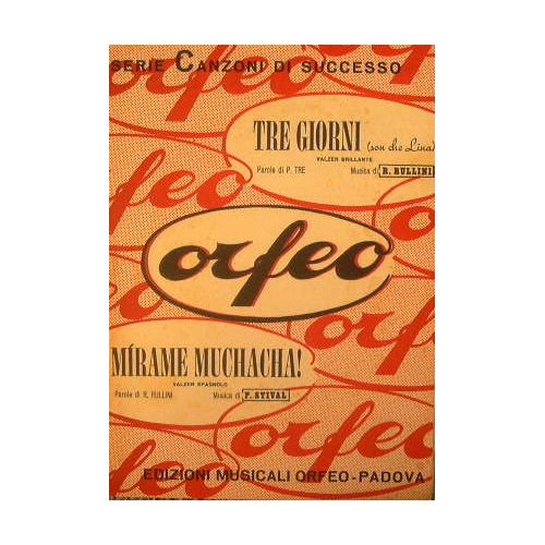 Tre giorni son che Lina ( valzer brillante ) - …