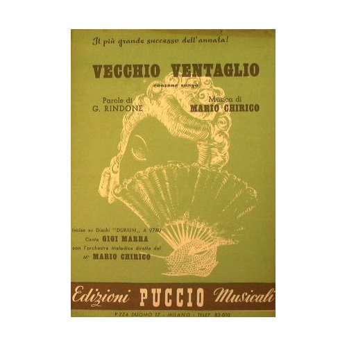 Vecchio ventaglio ( canzone tango ) | Immagine Gallery 1