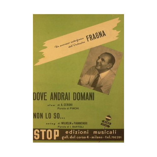 Dove andrai domani ( slow ) - Non lo so …