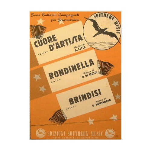Cura d'artista ( valzer ) - Rondinella ( polka ) - Brindisi ( valzer )