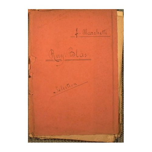 Selection sur Ruy-Blas ( andante mosso )