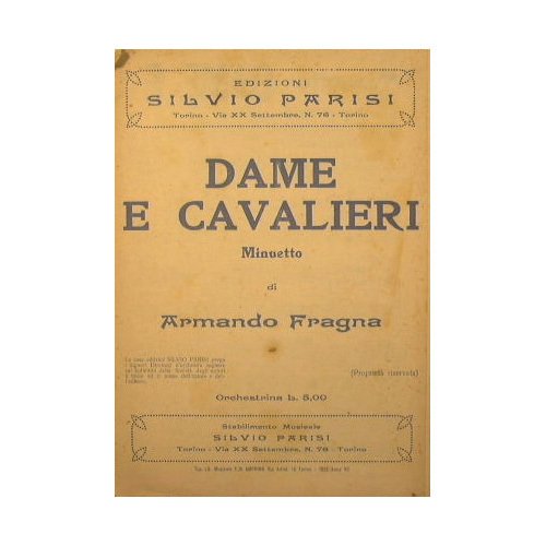 Dame e Cavalieri ( minuetto )