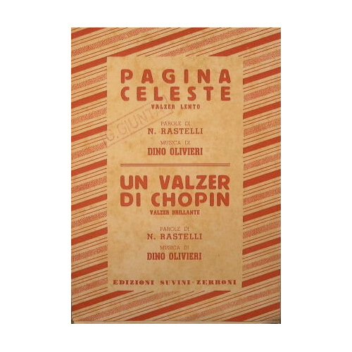 Pagina Celeste ( valzer lento ) - Un valzer di …