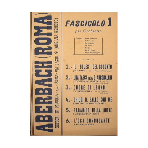 Fascicolo 1 Per Orchestra