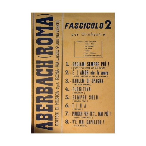 Fascicolo 2 per orchestra