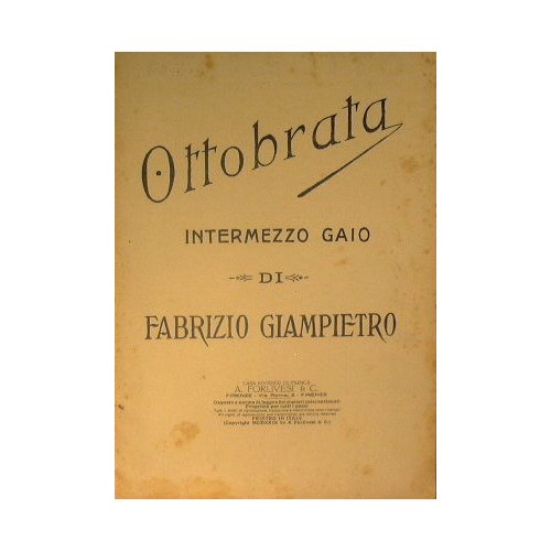 Ottobrata ( intermezzo gaio )