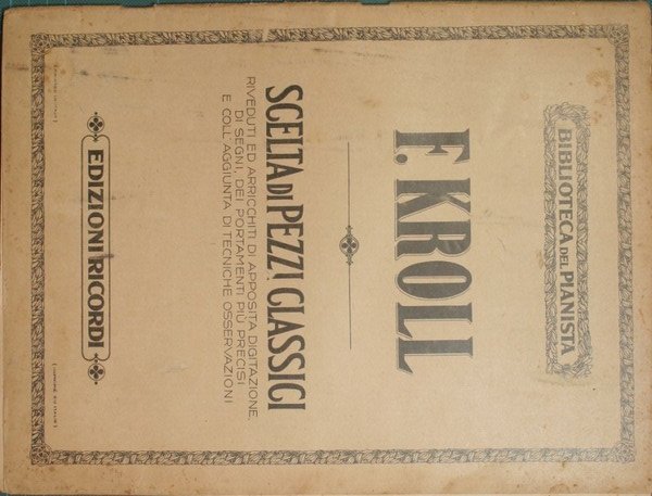 Scelta di pezzi classici. Schubert - Fantasia