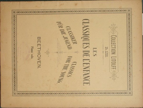 Les classiques de l'enfance - Piano solo