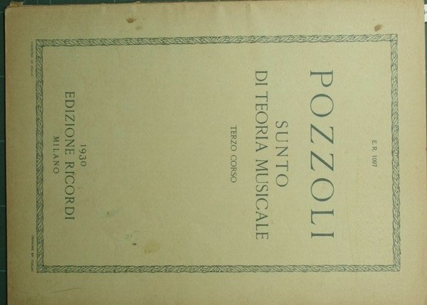 Sunto di teoria musicale