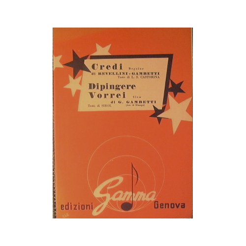 Credi + Dipingere vorrei…