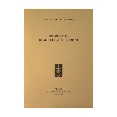 Bibliografia di Alberto M. Ghisalberti