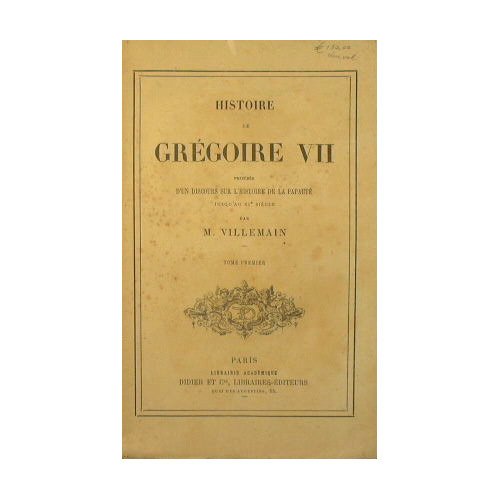 Histoire de Gregoire VII