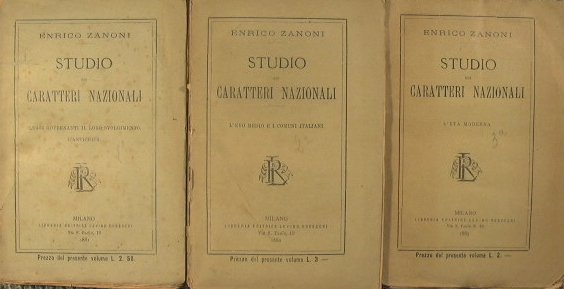 Studio sui caratteri nazionali