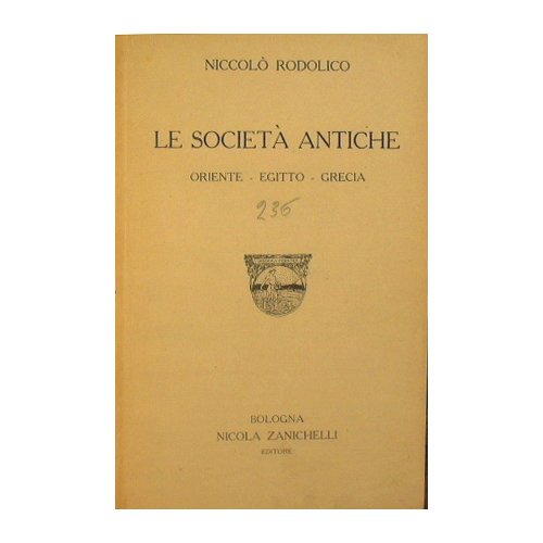 Le società antiche