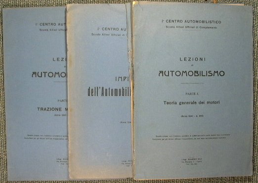Impiego dell'automobilismo militare + Lezioni di automobilismo in 2 Voll. | Immagine principale
