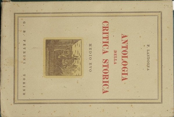 Antologia della critica storica | Immagine principale