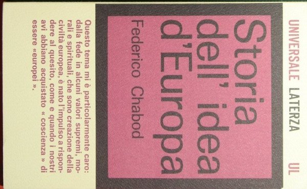 Storia dell'idea d'Europa | Immagine principale