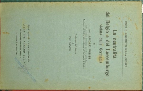 La neutralità del Belgio e del Lussemburgo violata dalla Germania | Immagine principale