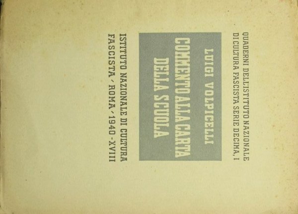 Commento alla Carta della scuola | Immagine principale