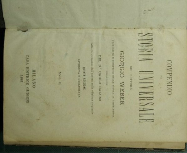 Compendio di storia universale | Immagine principale