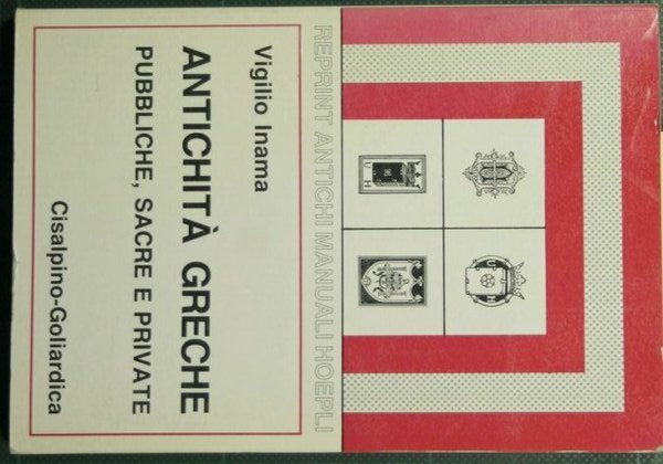 Antichità greche pubbliche, sacre e private | Immagine principale