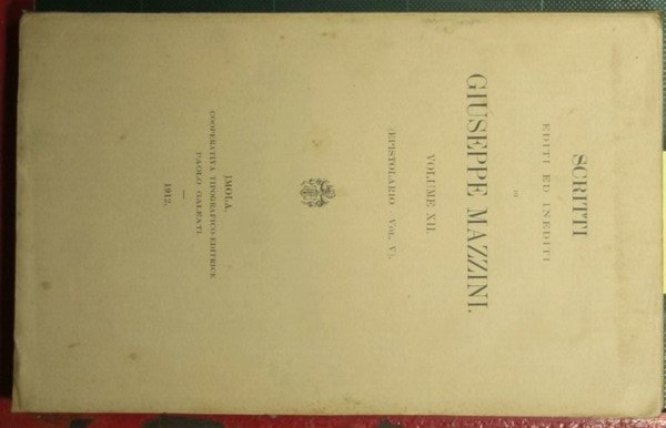 Epistolario - Vol. V | Immagine principale