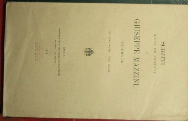 Epistolario - Vol. XXIX | Immagine principale