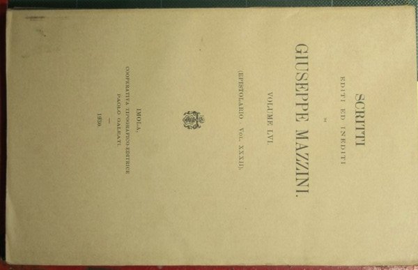 Epistolario - Vol. XXXII | Immagine principale