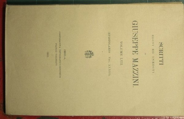 Epistolario - Vol. XXXIII | Immagine principale