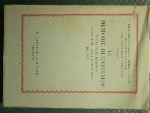 Le memorie di Garibaldi - N. 1 | Immagine principale