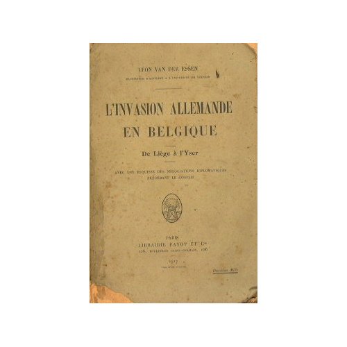 L'invasione allemande en Belgique. De Liège à l'Yser | Immagine principale