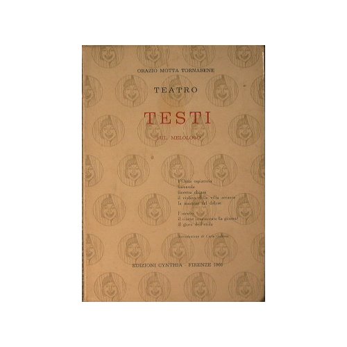 Teatro - Testi sul melologo | Immagine principale