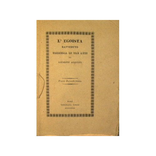 L'egoista ravveduto